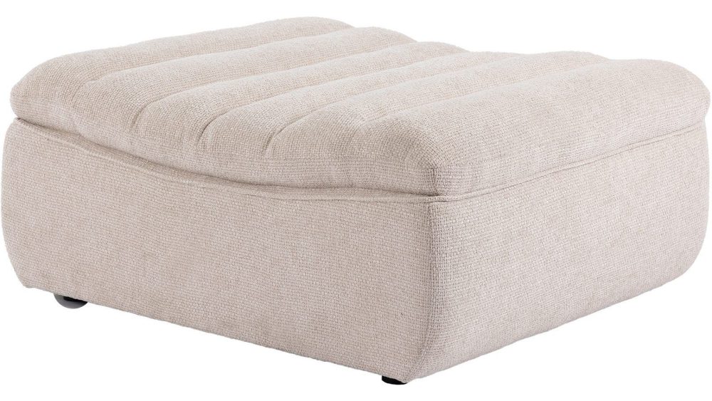 Valdoro Fotpall i tyg 120 cm