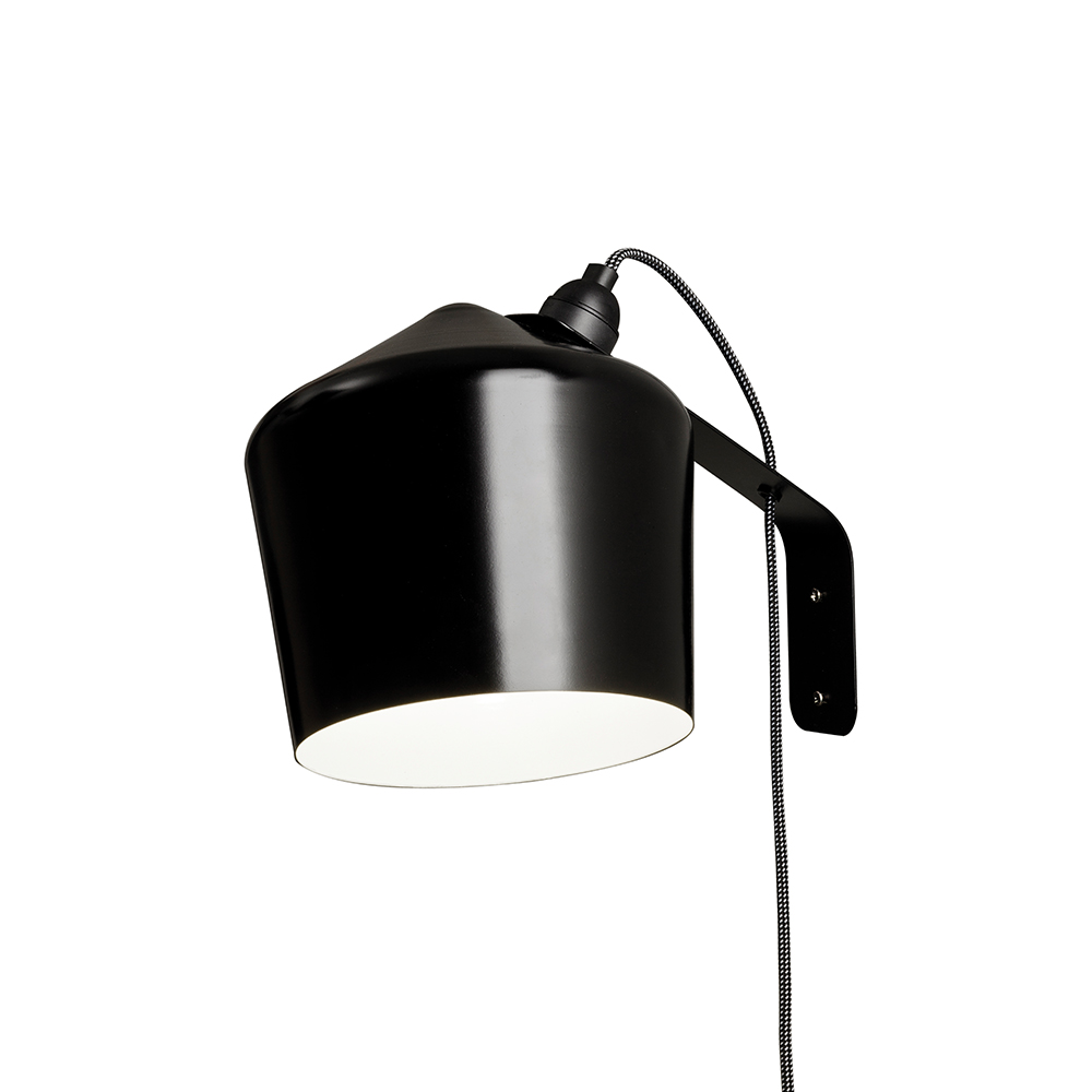 Pasila vägglampa, Svart