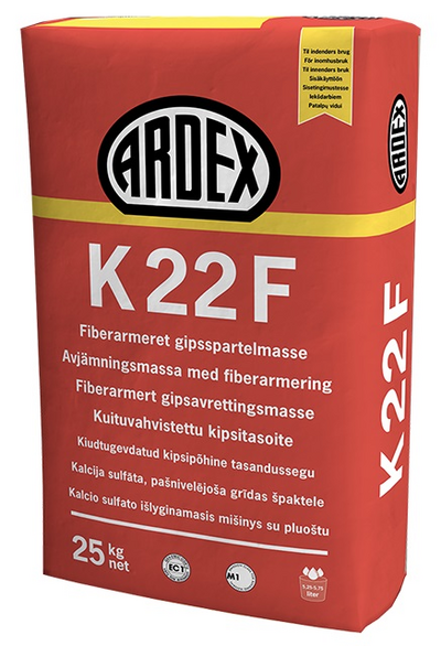 AVJÄMNINGSMASSA K22F 25KG LAGRINGSTID 12MÅN