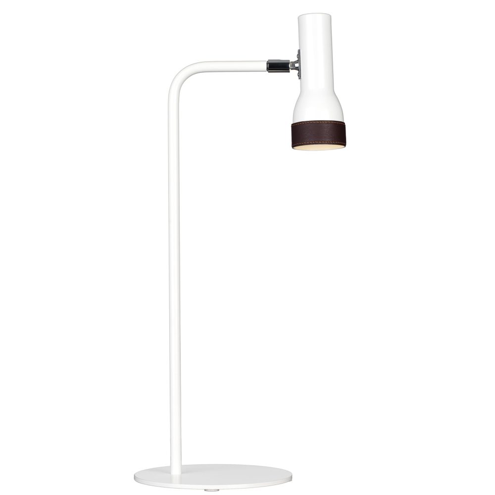 Talk bordslampa, vit