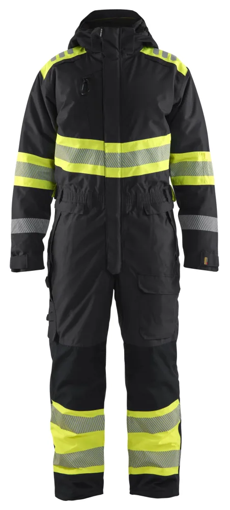 Blåkläder 6720197799334XL Vinteroverall varsel, svart/gul 4XL