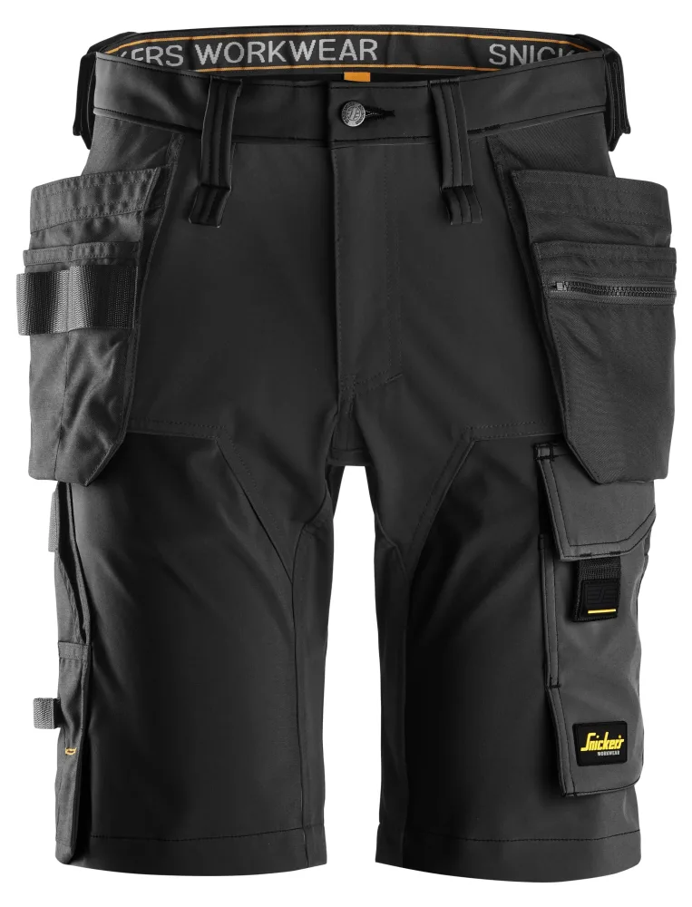 Snickers Workwear 6175 Fullstretchshorts svart 64