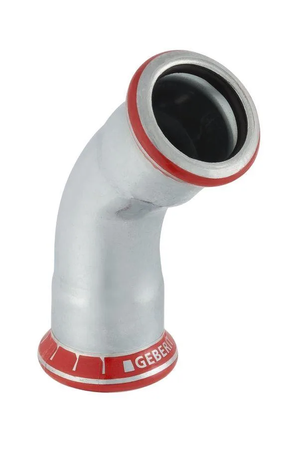 Geberit 1550937 Böj 45°, 2-muff 35 x 35 mm - Bild 2
