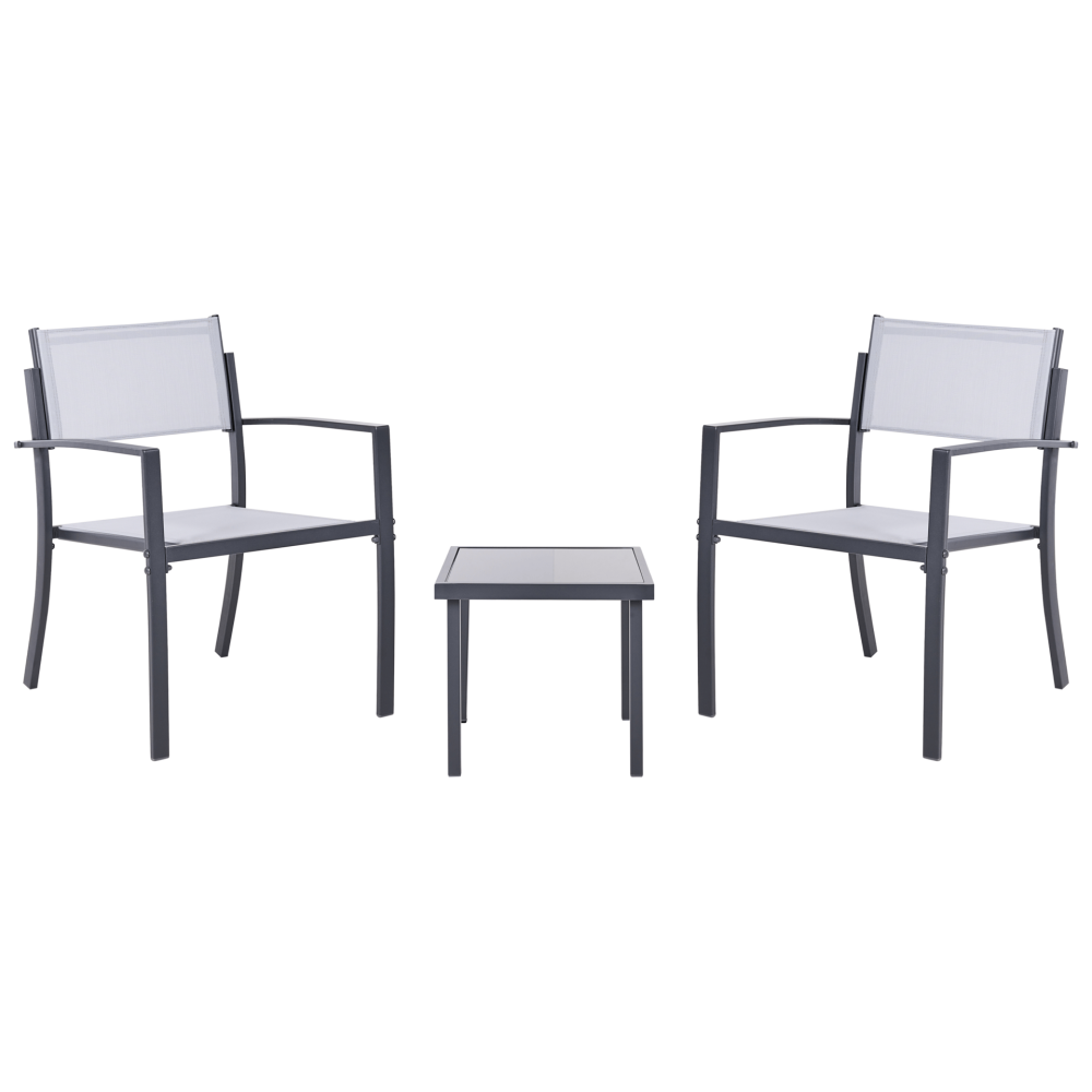 Caféset utomhus Tavoleto Stål