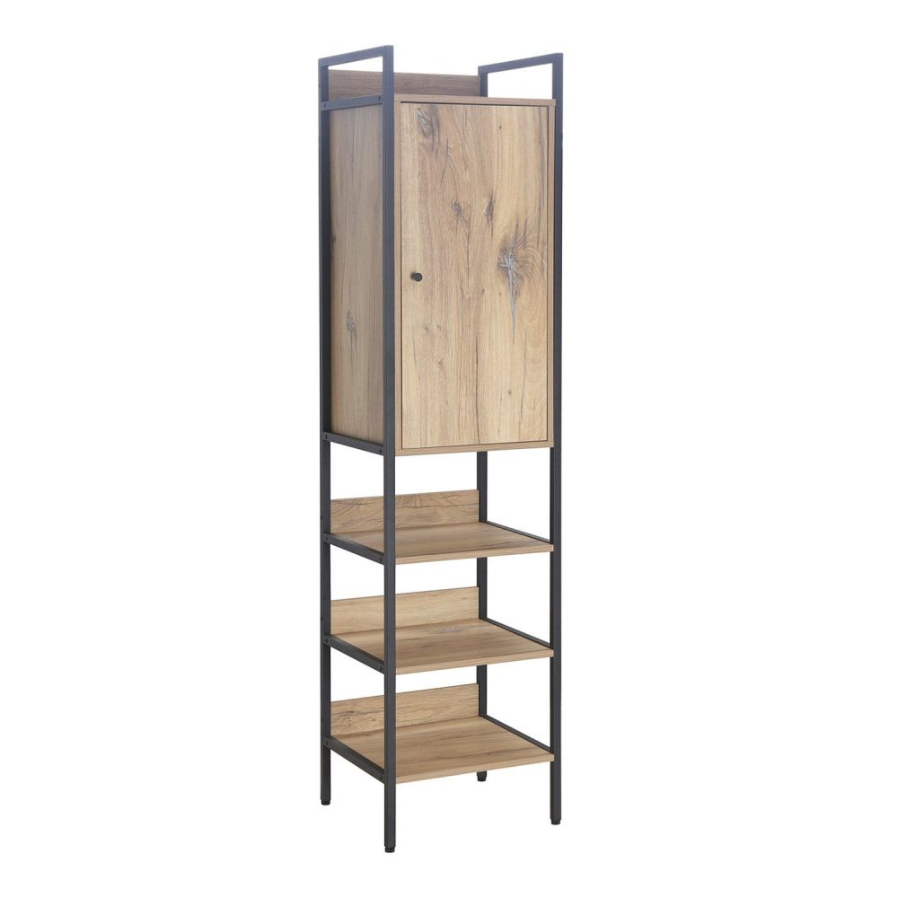 Vinställ Bjeldor Rustic melamin 44x40x180 cm