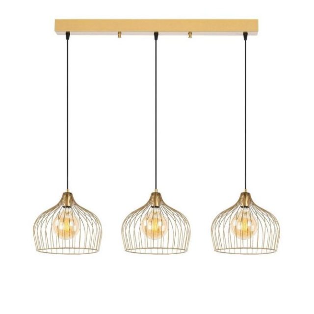 Taklampa Meron Shiny Gold Horizontal