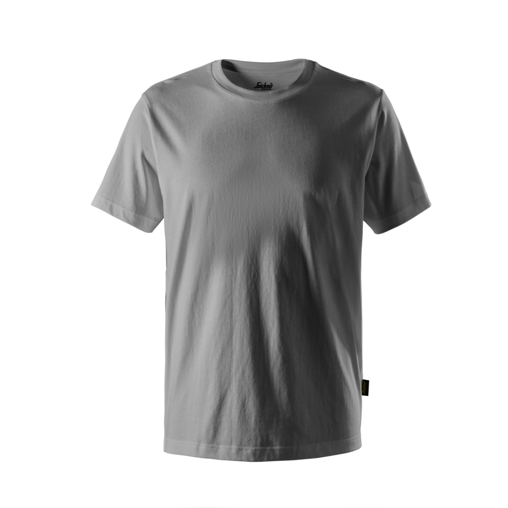 T-SHIRT I BOMULL GRÅ STL XXL