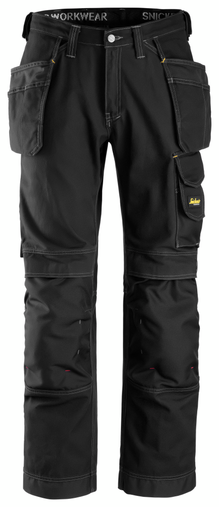 BYXA SNICKERS WORKWEAR BOMULL 3215 SVART STL 100
