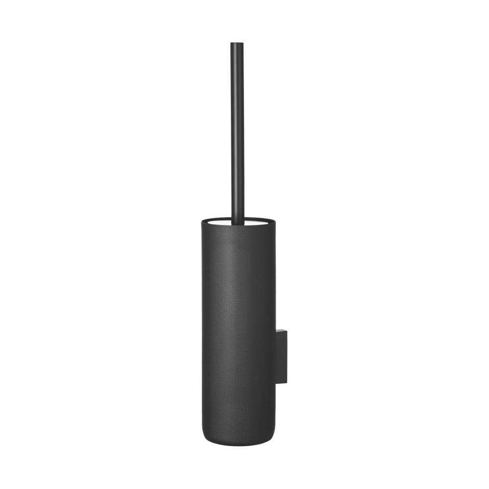 Modo Rof toalettborste väggmonterad, Black, Ø8,5x49 cm