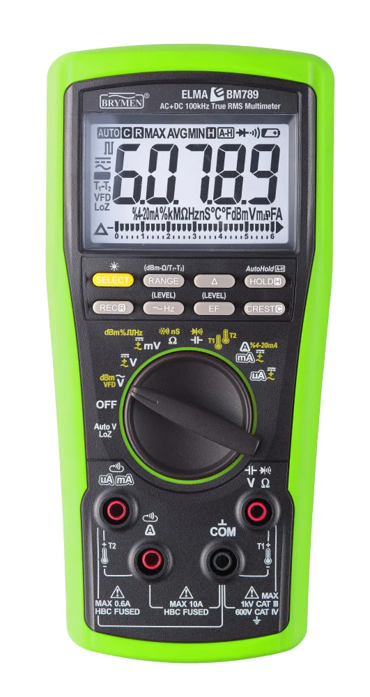 Elma BM789 Multimeter med många funktioner och hög bandbredd