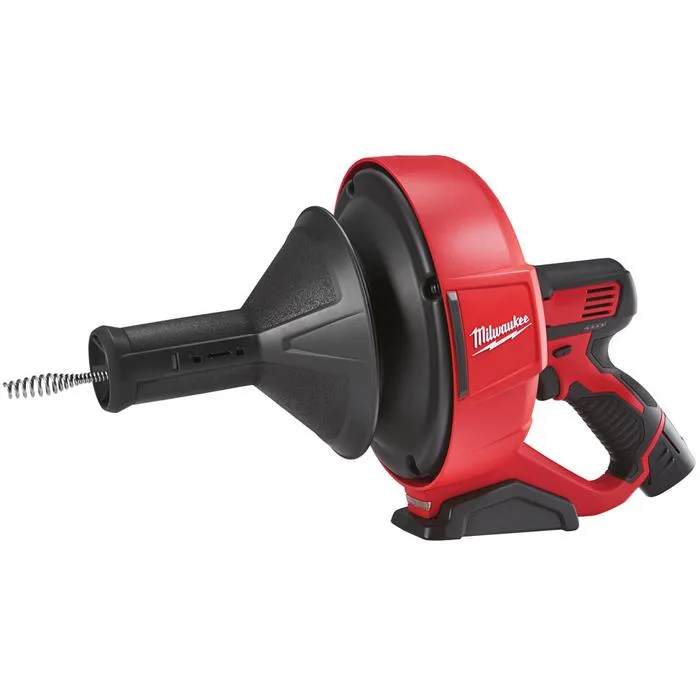 Milwaukee M12 BDC8-202C Avloppsrensare med batteri och laddare
