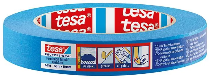 Tesa Precision Mask 4440 Maskeringstejp blå, UV-resistent 50 m x 50 mm