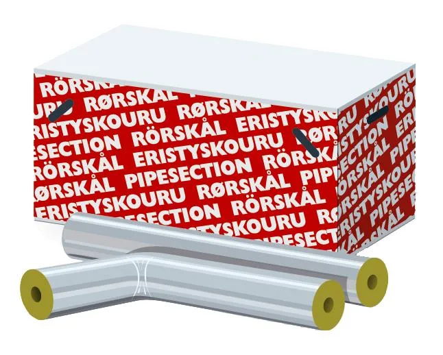 ROCKWOOL 79287 Rörskål 20 mm isolertjocklek, med tejp Ø :22 mm