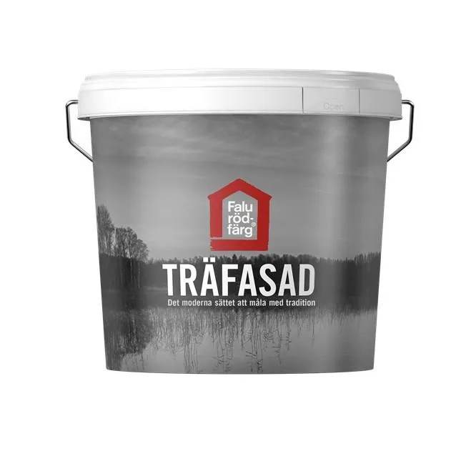 Falu Rödfärg Träfasad Fasadfärg helmatt Grön
