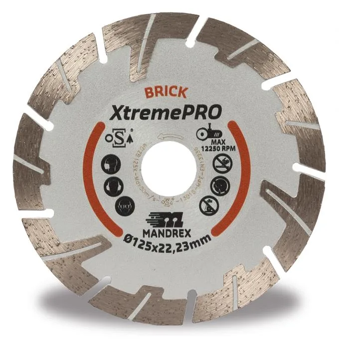 Mandrex Bricks XtremePRO Diamantkapskiva 125 mm
