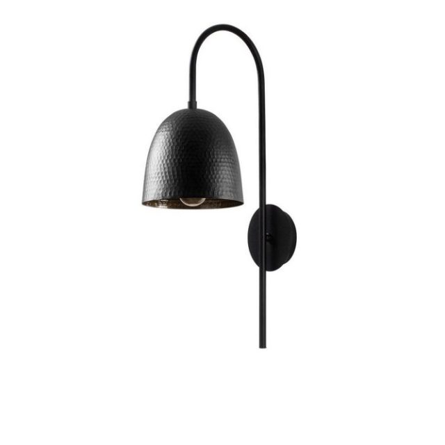 Vägglampa Thela Black