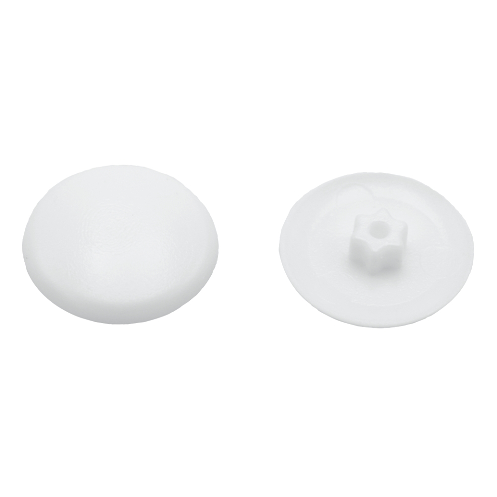 Täcklock T20 20mm Plast Vit 200st Fast 280961