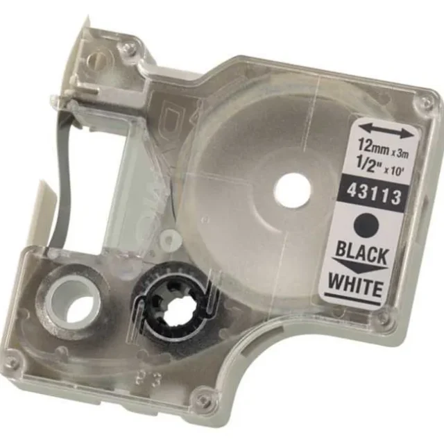 MÄRKBAND DYMO D1 24X7 SV/VIT