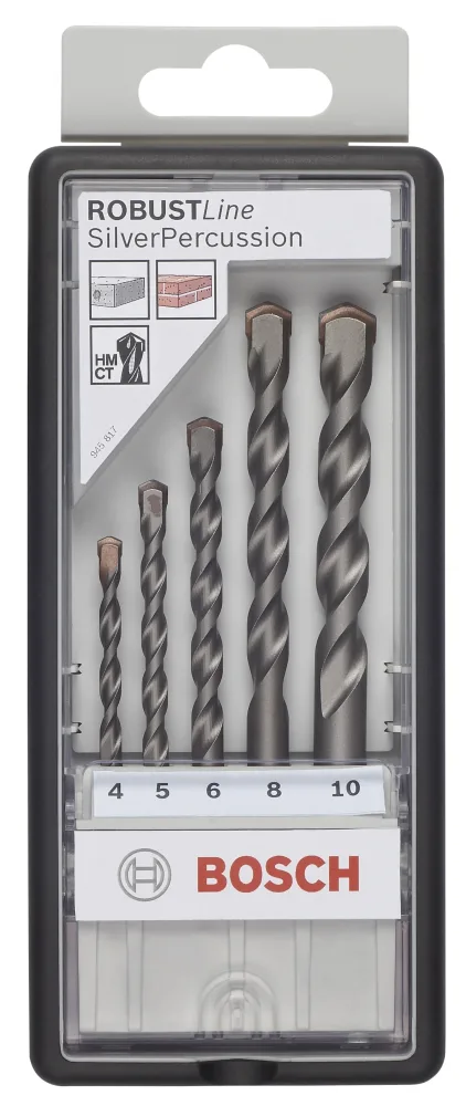 Bosch Robust Line CYL 3 2607010524 Betongborrsats 5 delar, 4–10 mm