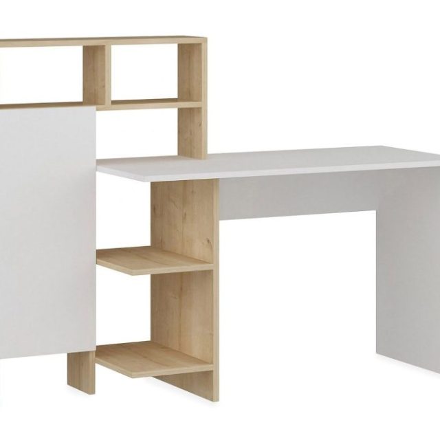 Zeko Skrivbord 120 cm med Förvaring Hylla
