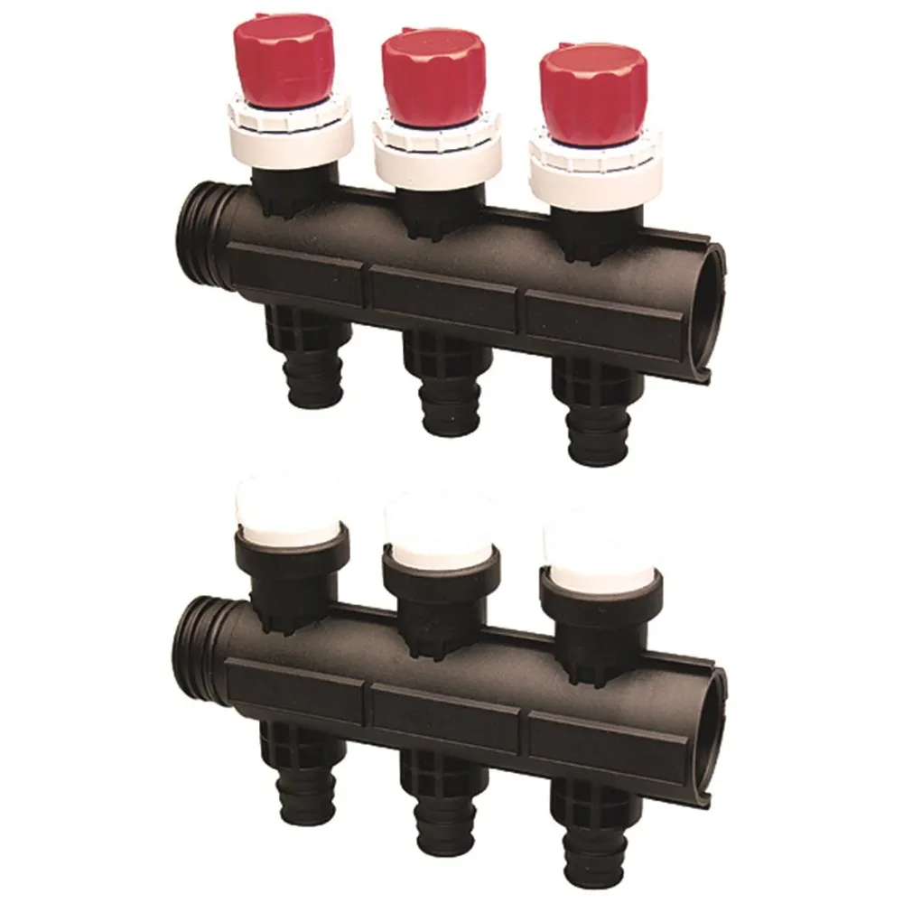 Uponor Pro 1 Q&E Fördelare 20 x 2,0 mm, G25 4 avstick - Bild 2