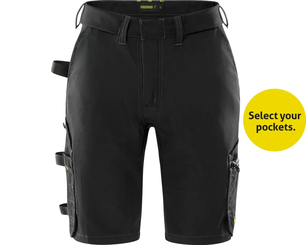 Fristads 2804 GHST Flex Arbetsshorts svart, dam 48
