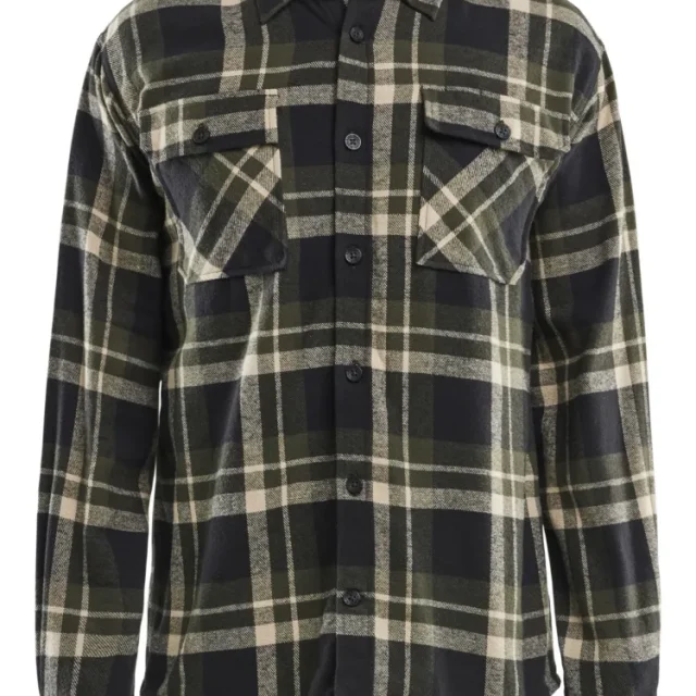 Blåkläder 3288116842984XL Skjorta grön/svart Grön/svart