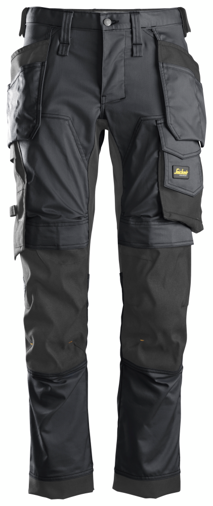 BYXA SNICKERS WORKWEAR STRETCH STÅLGRÅ/SV 54, HF AW