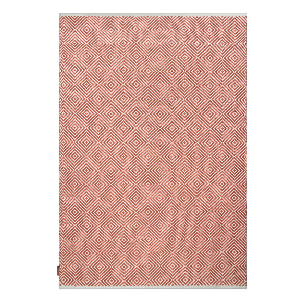 Diamond matta 170x230 cm, Burnt orange