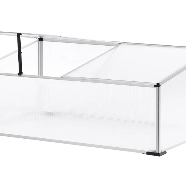 Växthus för trädgård SERIFOS 100 cm 60 cm Silver