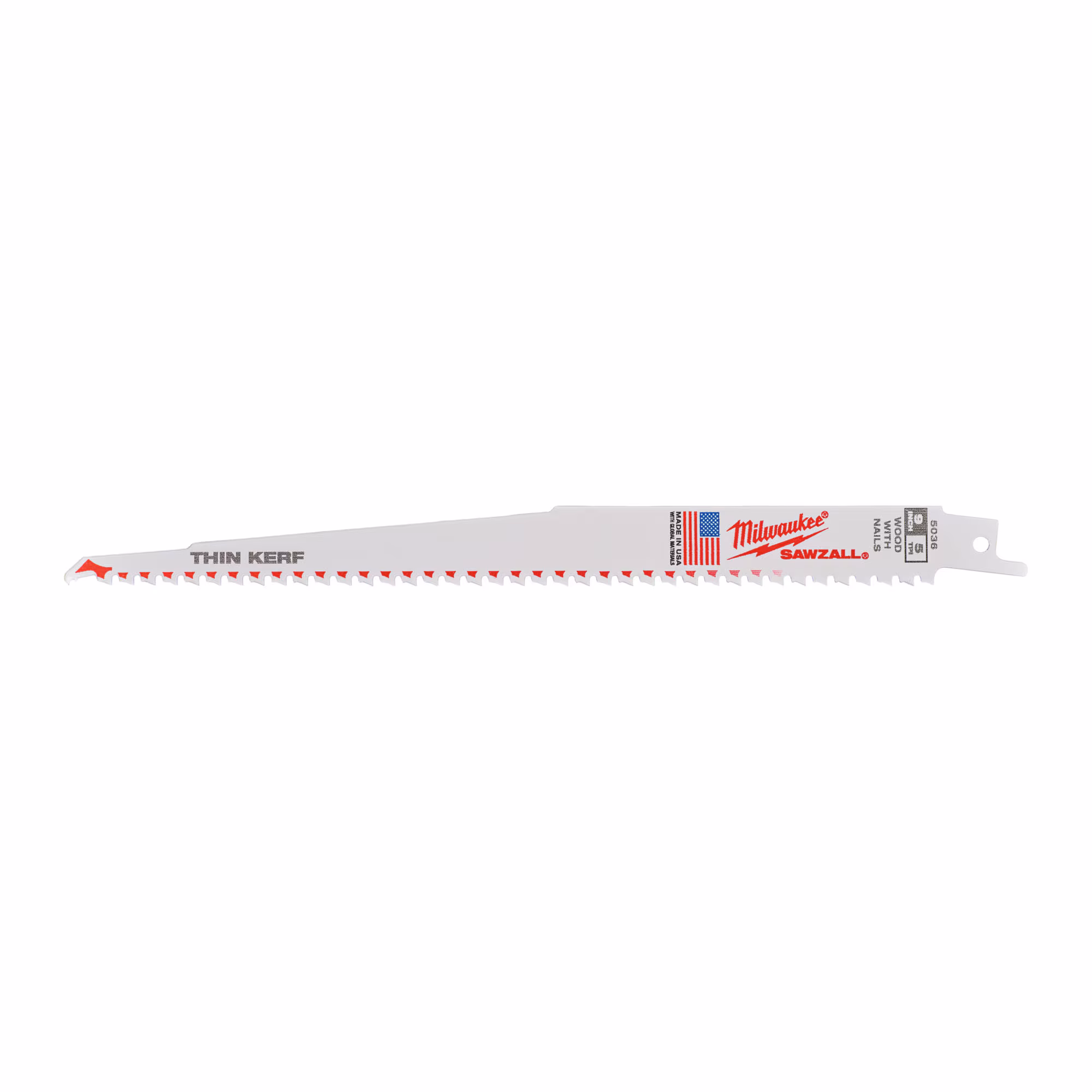 Kjøp Milwaukee Tigersagblad for tre og plast, 230 mm, 5-pakning.