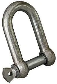 Handelsschackel Gigant Rak Galvaniserad 6 mm, Bulk