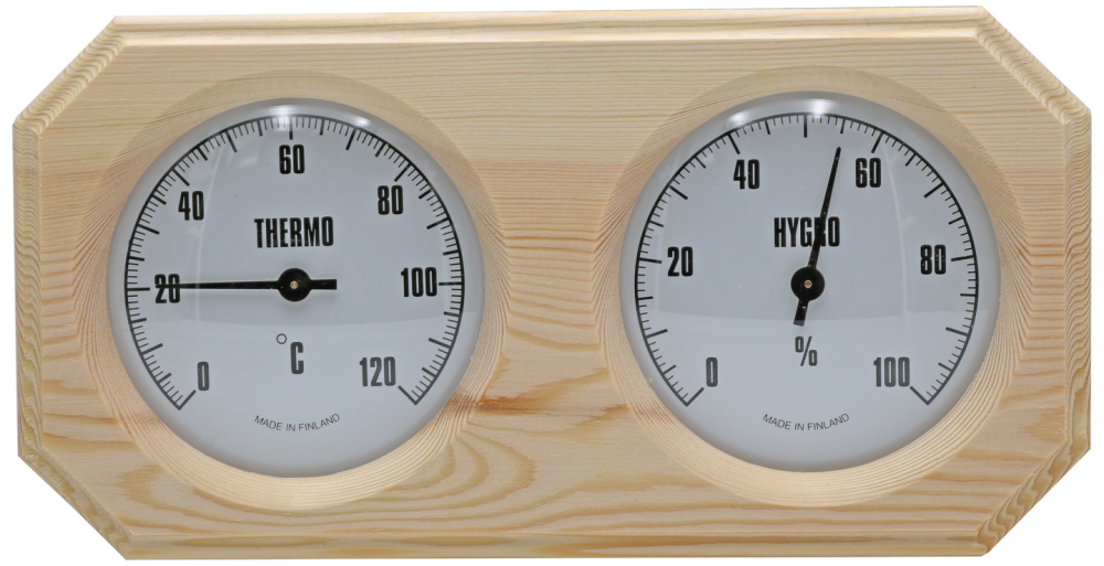 TERMOMETER SAUNIA HYDROM. FURU NIKKARIEN