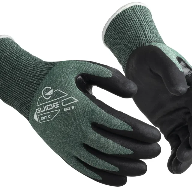 Guide Gloves 330 HP Handske nitril, skärskydd C, touch 12
