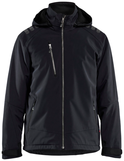 VINTERJACKA BLÅKLÄDER 47502513 SOFTSHELL, LÄTTFODRAD SVART/SVART L