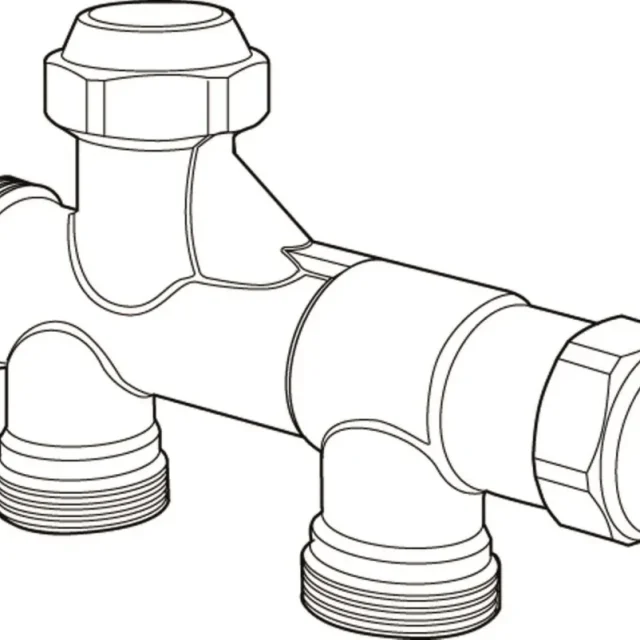TA RSD802 Fördelare 2-rörs. M22x1,5