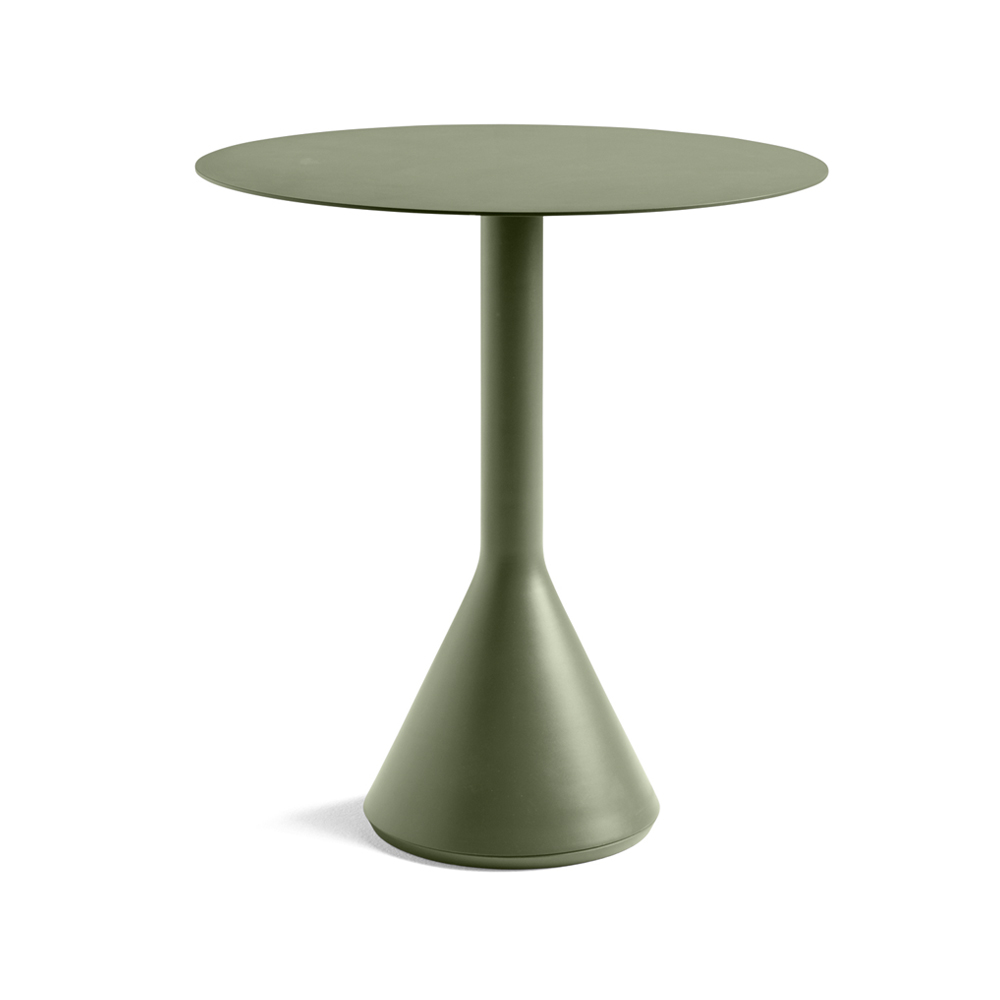 Palissade Cone runt cafébord, Olive, ø70