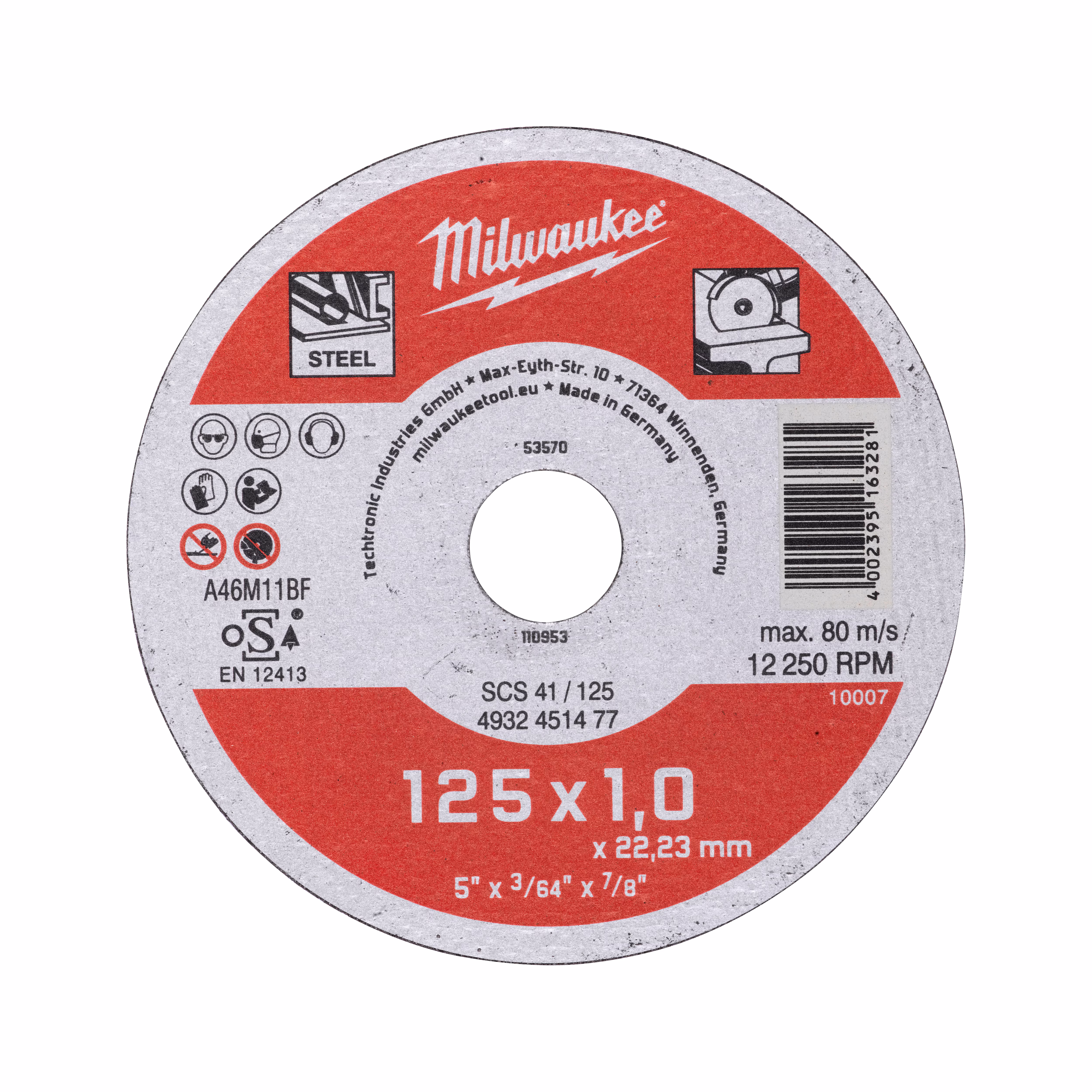 Kjøp Milwaukee Kapskive SCS 41, 125x1 mm
