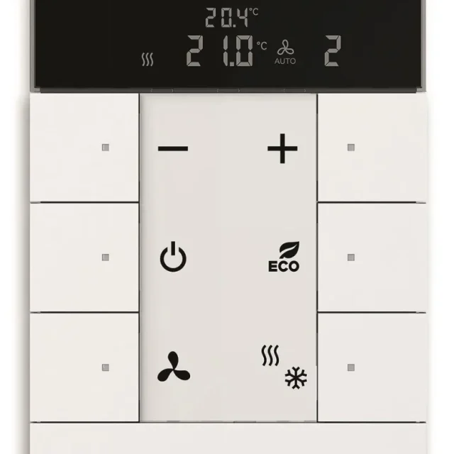 ABB 2CKA006330A0004 Tryckknapp RTC, KNX Antal manöverpunkter: 6