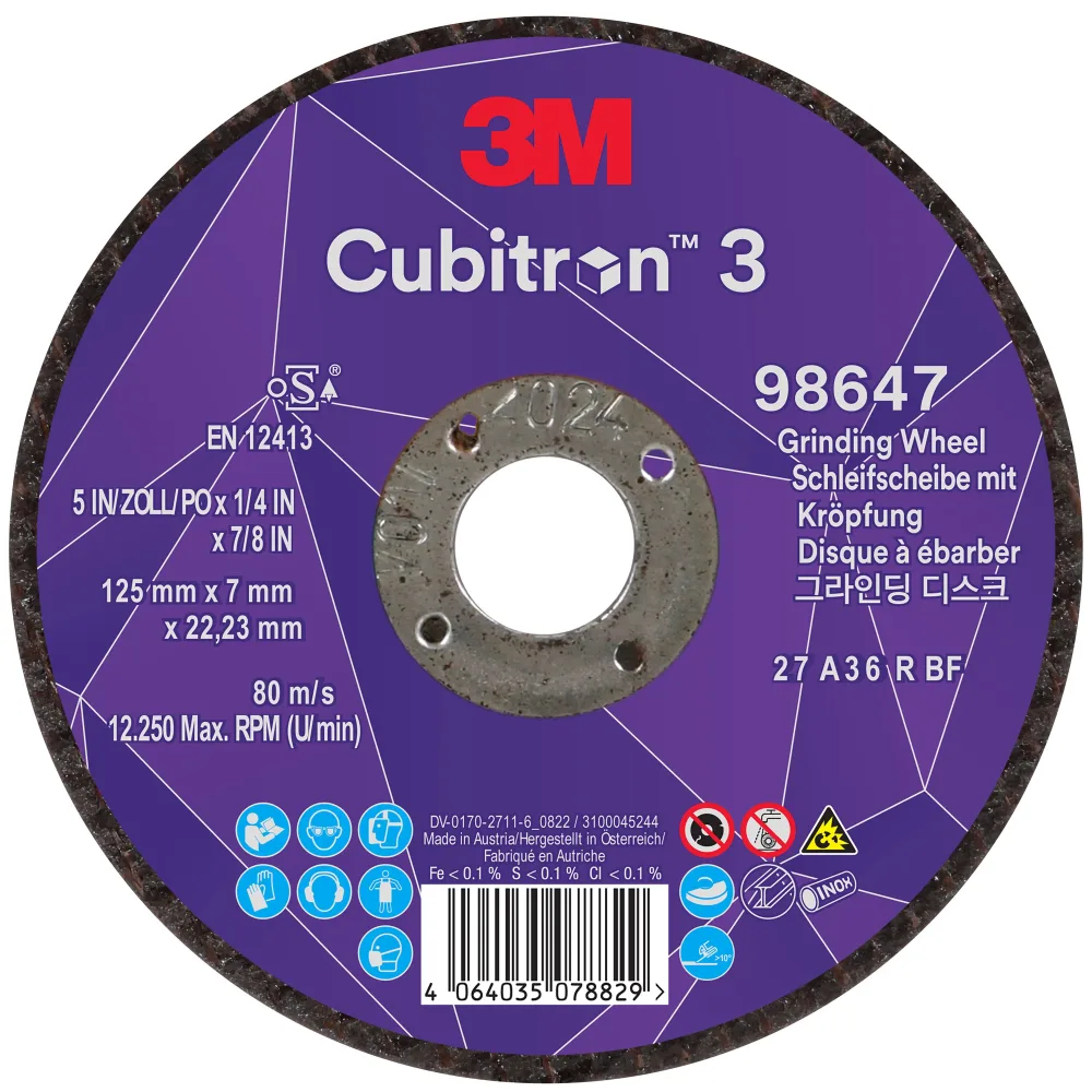 3M Cubitron 3 Navrondell 22.23 mmx125 mm