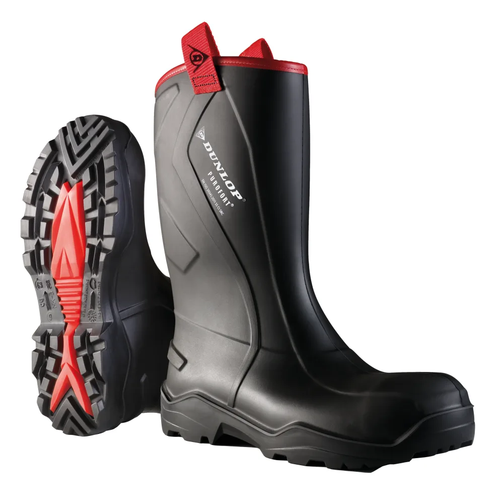 Dunlop Purofort+ Rugged Skyddsstövel svart, S5 45