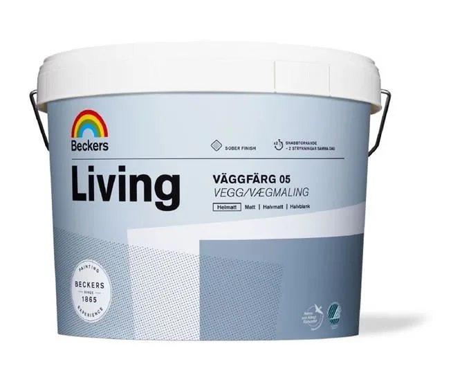 Beckers Living 20 Väggfärg halvmatt Vit