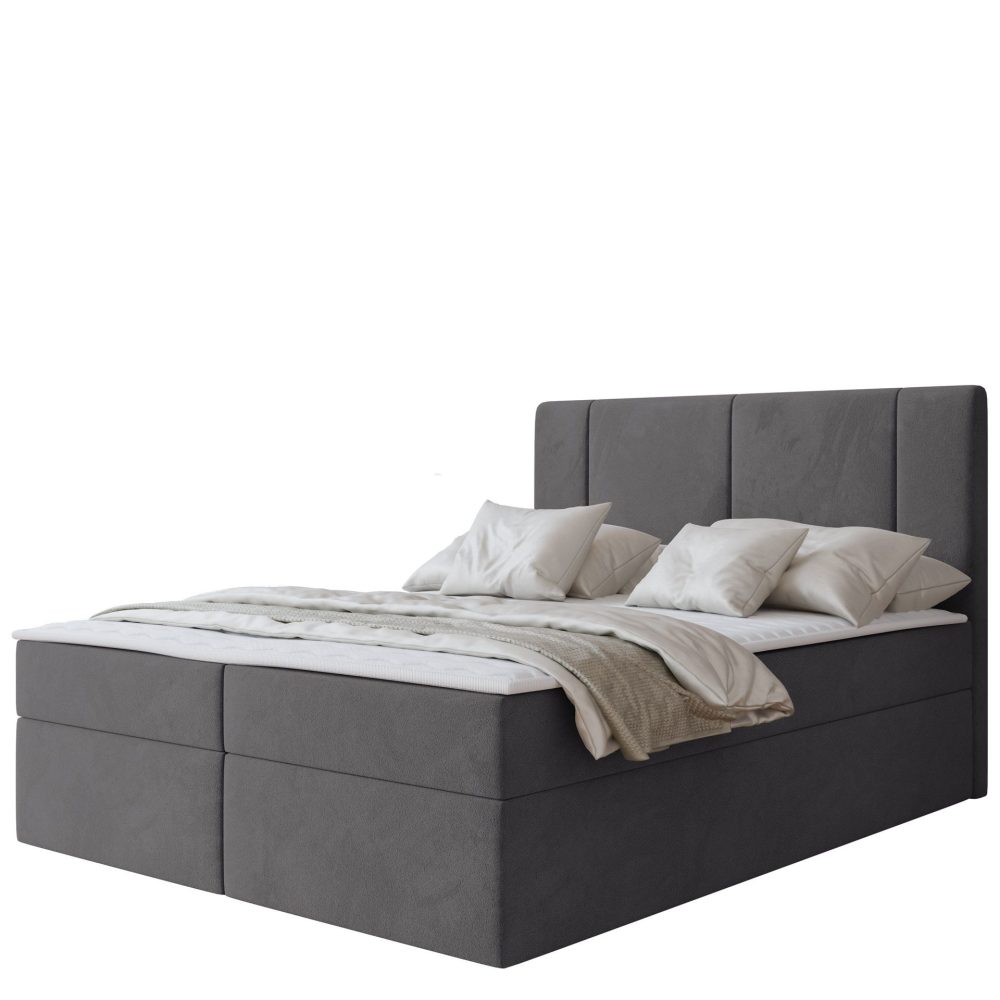 Salricus Sängpaket Kontinentalsäng 140x200 cm med Förvaring