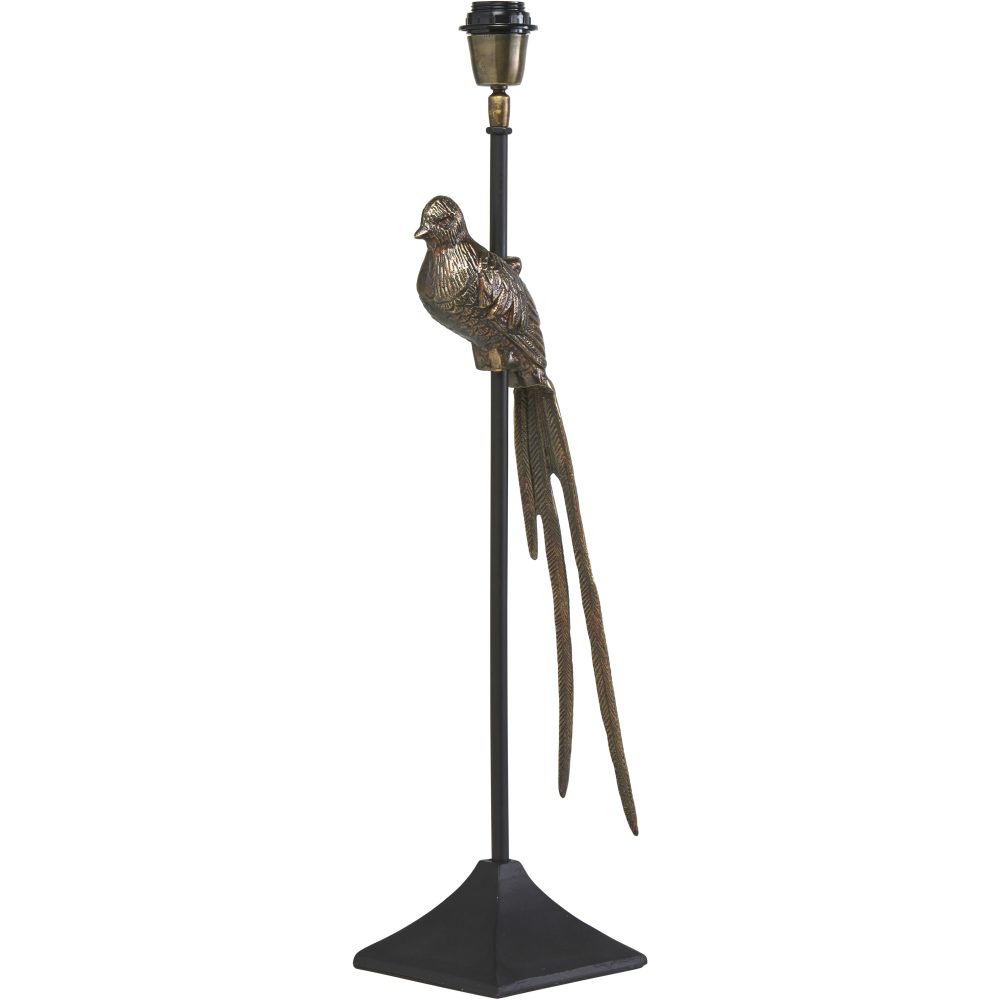 Birdie lampfot 70 cm, Svart-mässing