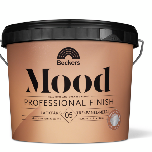 LACKFÄRG MOOD 05 VIT/ A 2,7L PRO FINISH HELMATT