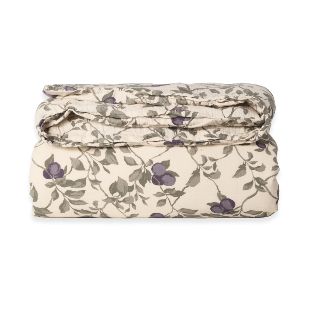 Plum Muslin påslakan dubbel, 220x220 cm