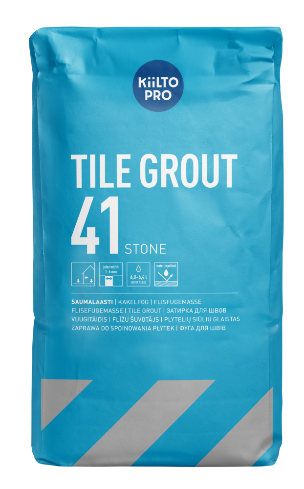 KAKELFOG KIILTO PRO 41 MELLANGRÅ 20KG