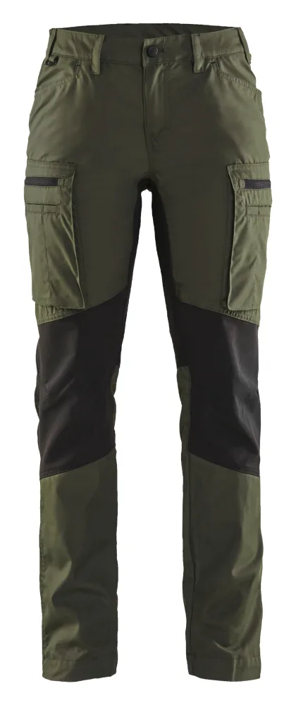 Blåkläder 715918459900C50 Arbetsbyxa med stretch, dam, svart Svart