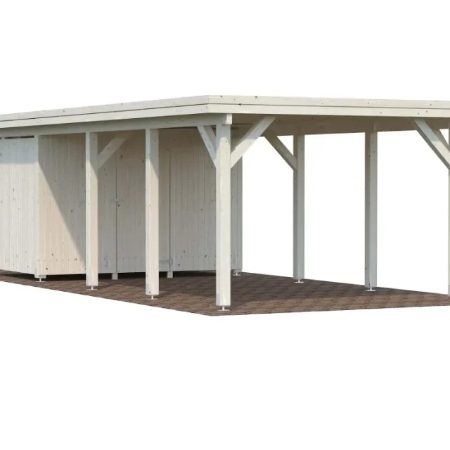Palmako Karl Carport 27,4 m²/inv. 23,1 m², impr. natur