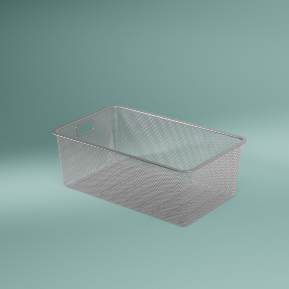 MESHBACK SILVER 327X527X185MM